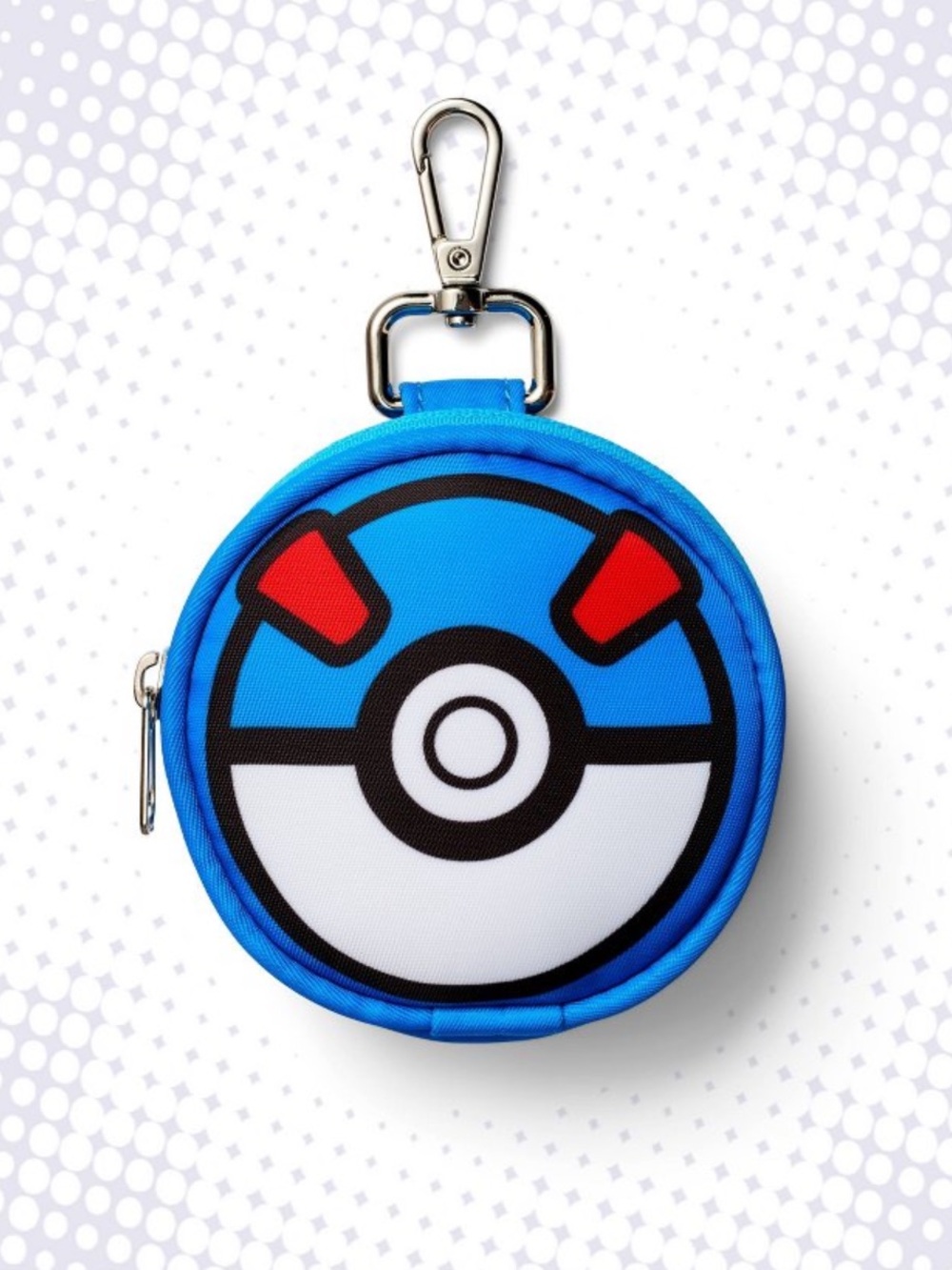 Blue Poké Ball Ultra Ball Bag Charm from Pokémon x Target, Limited Edition